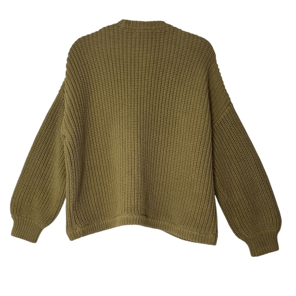 Madewell Cardigan Sweater Women Medium Knit Oversized Slouchy Preppy Button - Picture 2 of 8